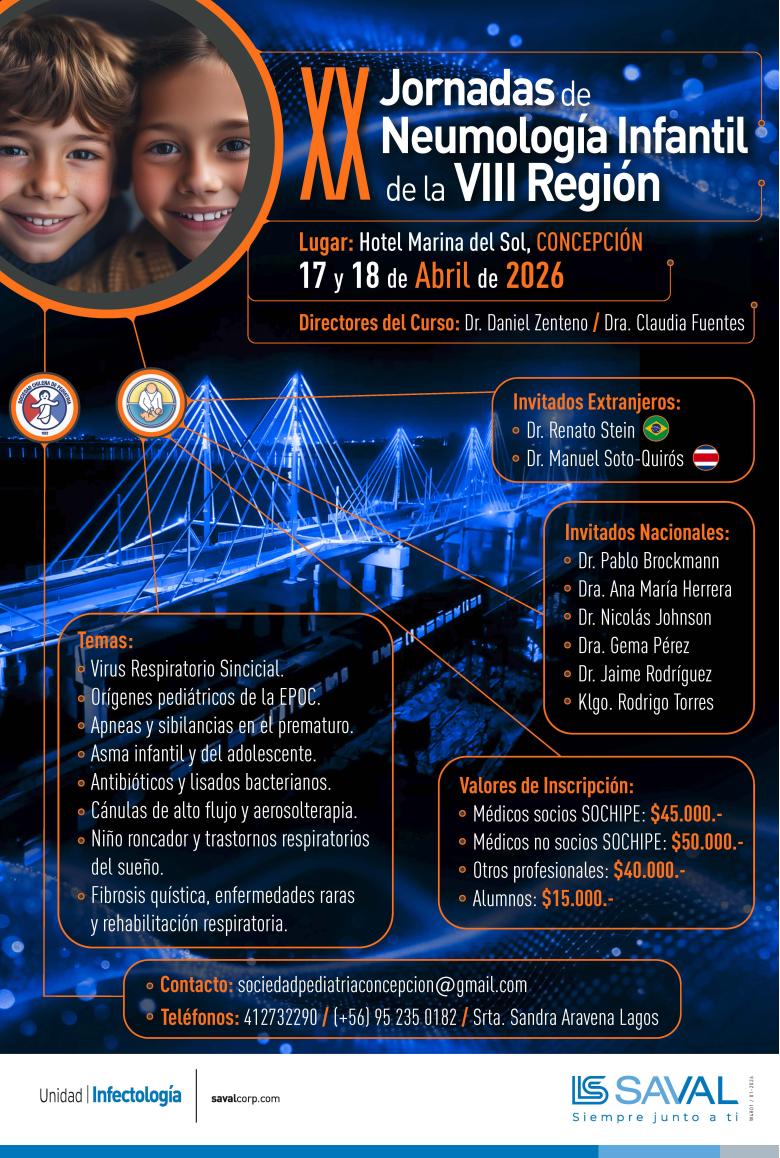 XX Jornadas de Neumología Infantil de la VIII Región