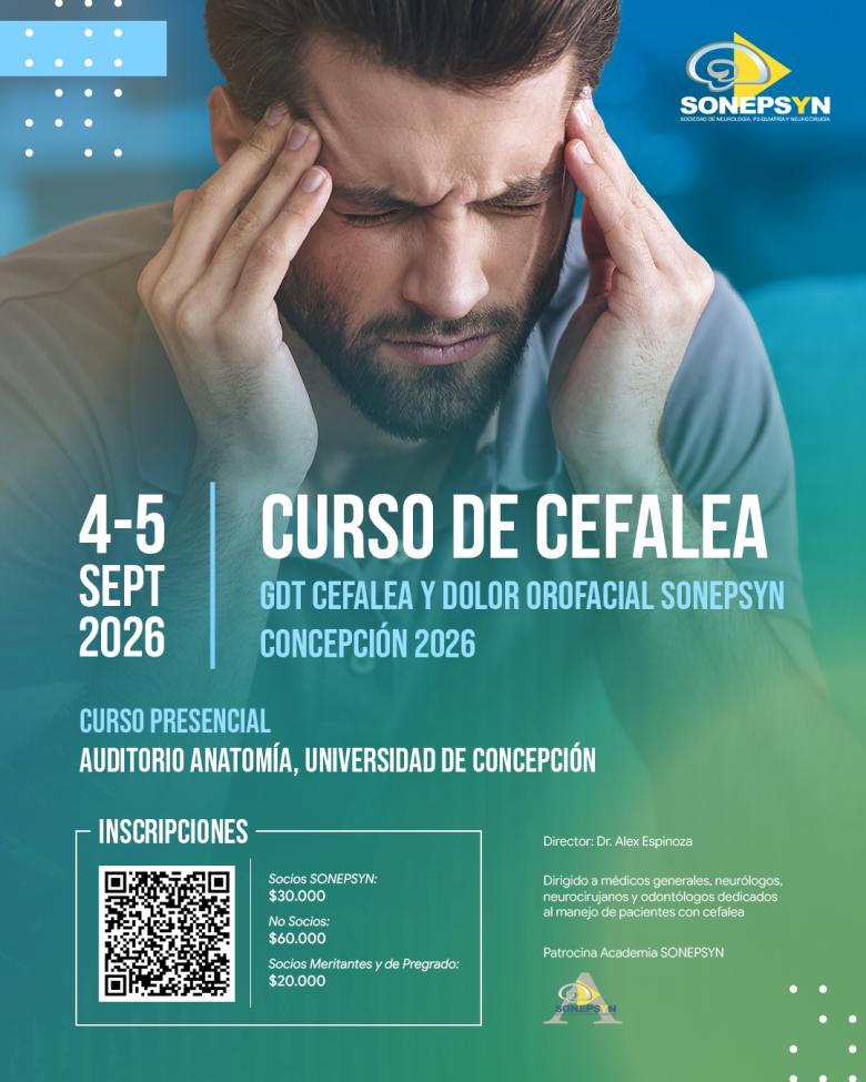 cefalea, capacitación, sonepsyn, udec