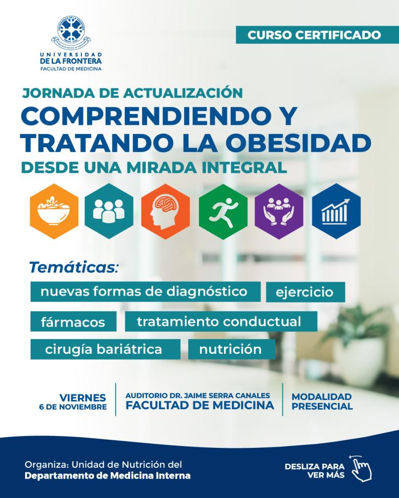 obesidad, capacitación, universidad de la frontera