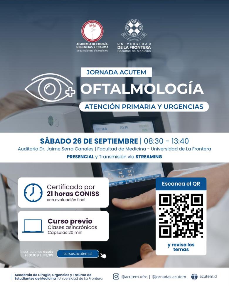 acutem, ufro, oftalmología