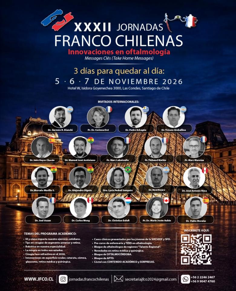 XXXII Jornadas Franco-Chilenas de Oftalmología