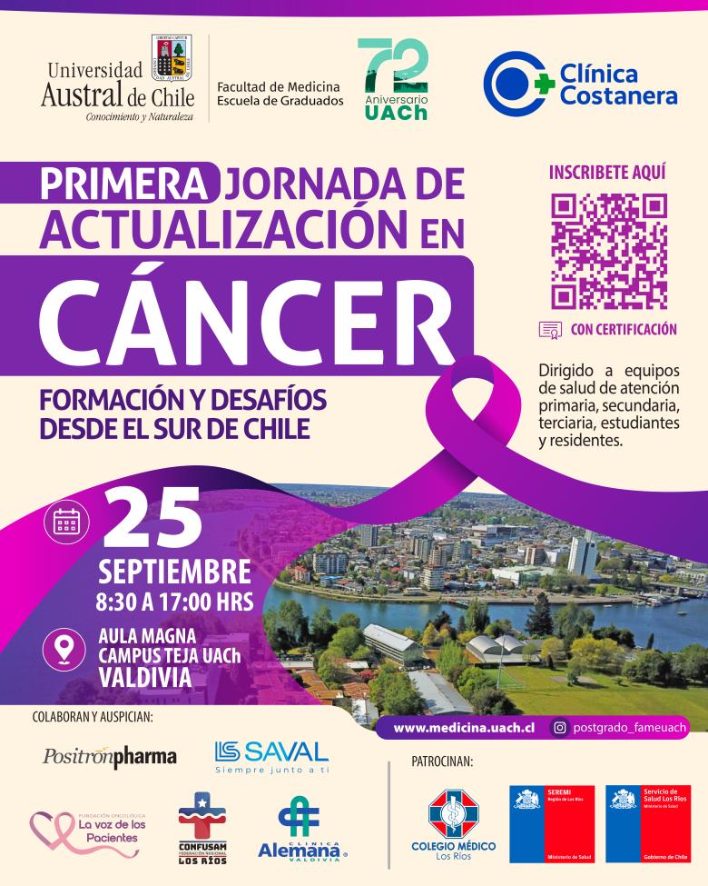 cáncer, capacitación, uach, clínica costanera