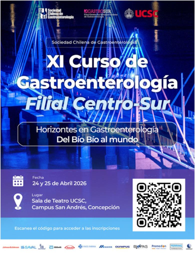 sociedad chilena de gastroenterología, filial gastro sur, capacitación