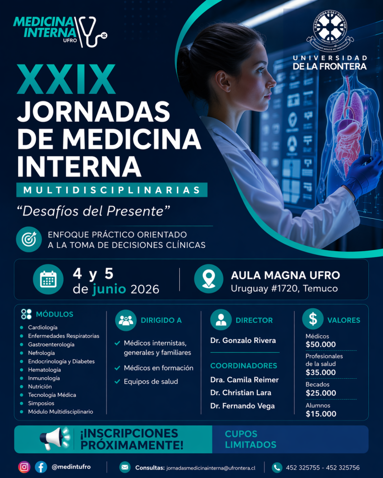 medicina interna, capacitación, ufro