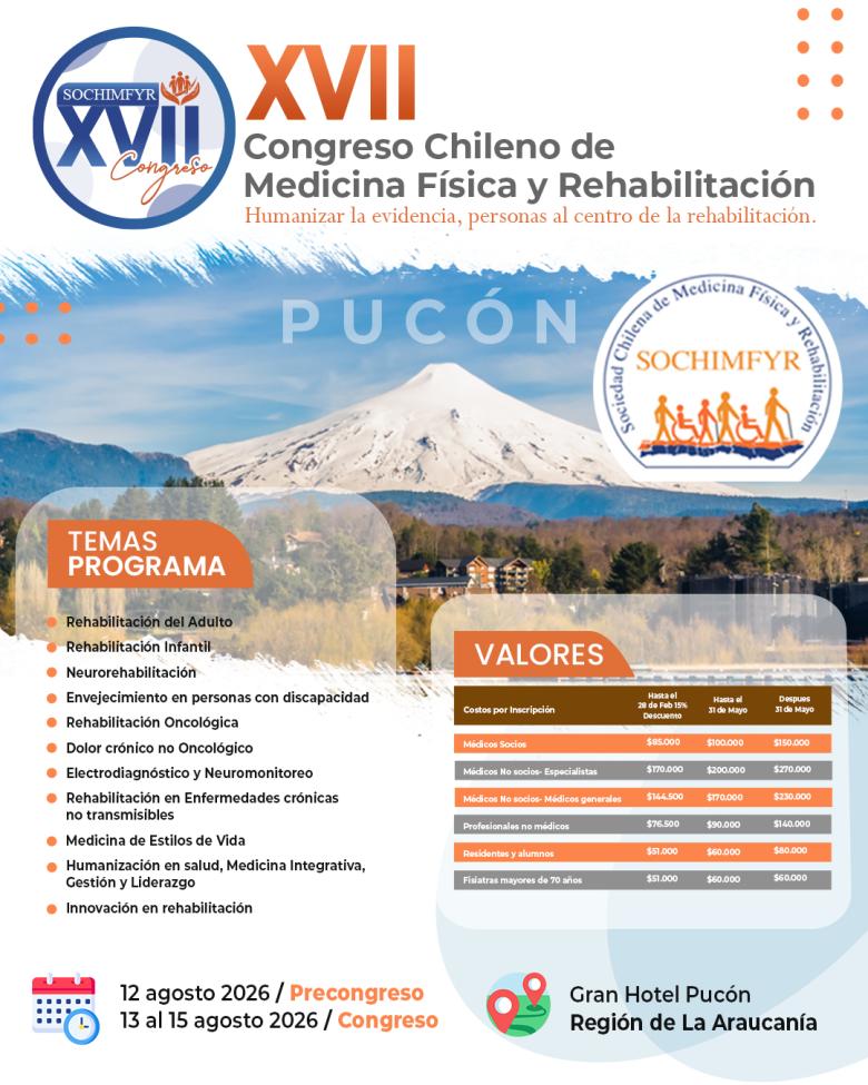 XVII Congreso Chileno de Medicina Física y Rehabilitación