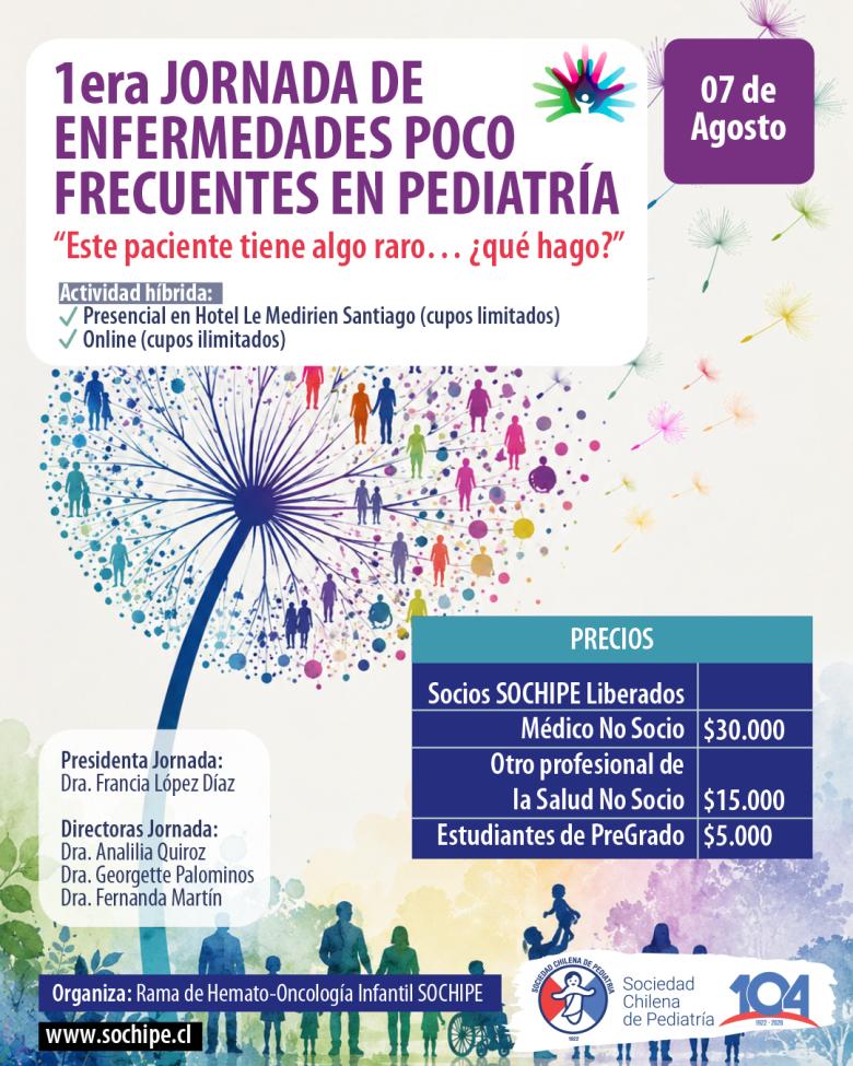 Jornada de Enfermedades Poco Frecuentes en Pediatría