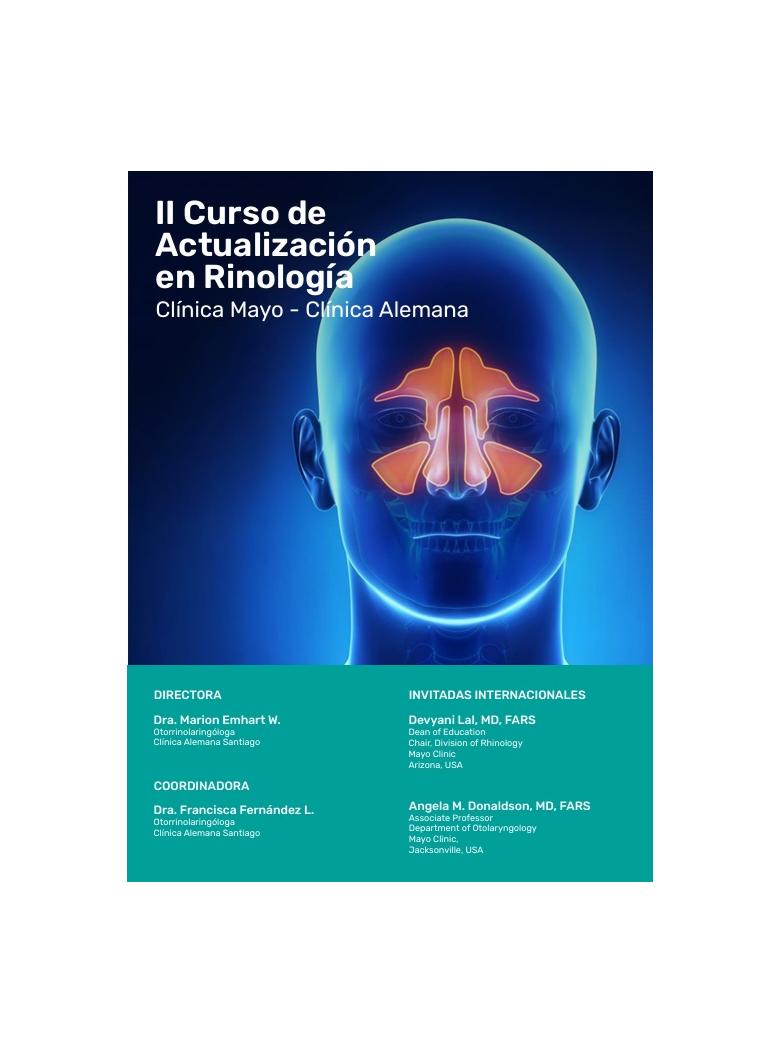 II Curso de Actualización en Rinología Clínica Alemana – Clínica Mayo