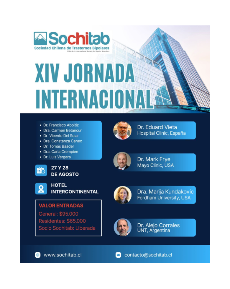 XIV Jornada Internacional SOCHITAB 2026