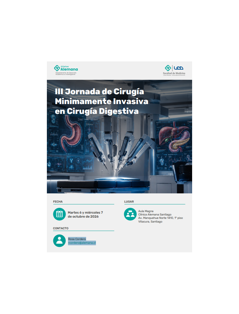  Jornada Cirugía Mínimamente Invasiva en Cirugía Digestiva