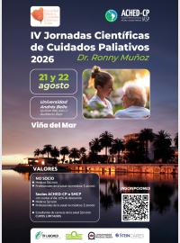 IV Jornadas Científicas de Cuidados Paliativos / Dr. Ronny Muñoz 2026