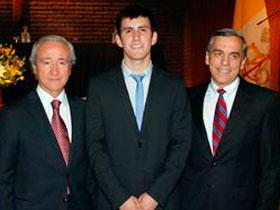 Dres. Luis Ibáñez, Francisco Javier Reyes y Felipe Heusser