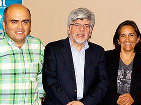 Dres. Pablo Moscoso, Iván Silva y Paz Quinteros