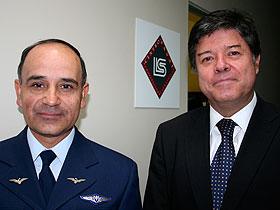 Coronel Sergio Osorio y Sr. Fernando Corvalán
