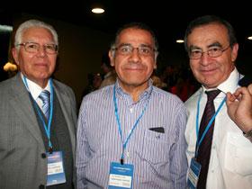 Dres. Óscar Oñate, Roberto Sanhueza y José Domingo Arce