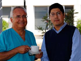 Dres. Dr Manrique Caamaño y Jorge Moscoso
