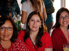 Matronas Fanny Campos, Rosicela Saenz y Mariela Flores