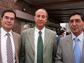 Dres. Patricio Martínez, Cesarino Pío y Sergio Morales