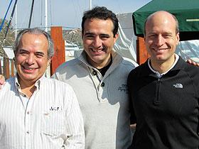Dres. Ricardo López, Marcelo Jara y Emilio Wagner