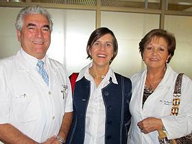 Dres. Julián Torrijos, Cecilia Riquelme y Sonia Figueroa