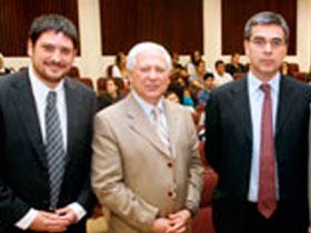 Dres. Nicolás Fortuño, José Antonio Giménez y Franco Sandretti