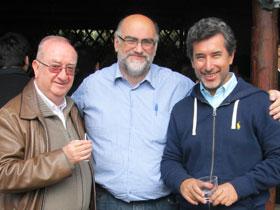 Dres. Juan Toro, Patricio Rossi y Marcelo Llancaqueo