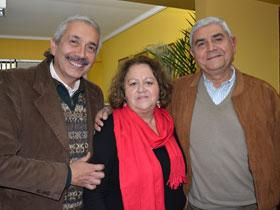 Dres. Ernesto Rojo, Miriam Alday e Iván Sobarzo
