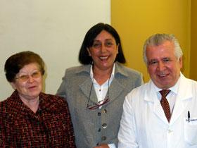 Dra. Galicia Montencinos, Sra. Cristina Miranda y Dr. Guillermo Soza