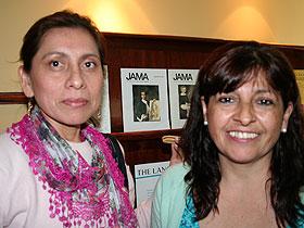 Dra. Carmen Viñán y E.U. Leticia García