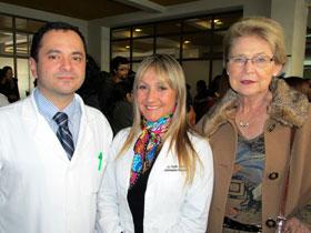 Dres. Jorge Yáñez y Claudia Azócar y Sra. Ingrid Ramdoh