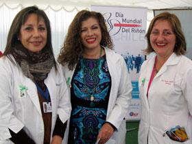 Dras. Gisella Casteglione, Jacqueline Pefaur y Haydée Mellado