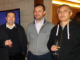 Dres. Jorge Rosas, Leonardo Fernández y Hugo Menares