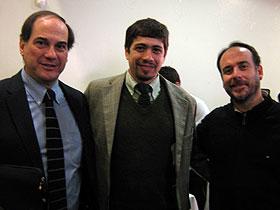 Dres. Rafael Torres, Felipe Navia y Daniel Jiménez