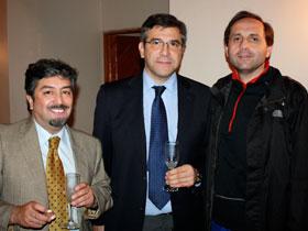 Dres. Marcelo Contreras, Pedro Arellano y Mario Orío