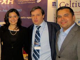 Dres. Carmen Betancur y Daniel Zenteno y Sr. Ángel Alarcón