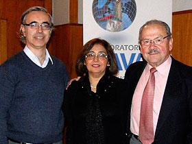 Dres. Juan Enrique González, Maritza Carvajal y Antonio Zuleta