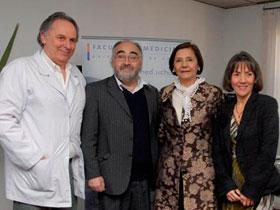 Dr. Eduardo Bartolomé, Sr. Julio Palestro y Dras. Cecilia Sepúlveda y Cecilia Morales