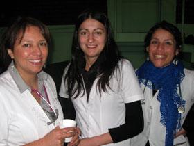 Dras. Paola Flores, Leslie Araya y Javiera Gutiérrez