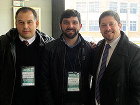 Dres. Horacio Díaz, Andrés Soto y Sr. Cristián Araya