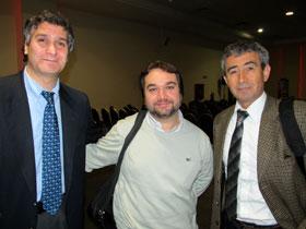 Dres. Jorge Espejo, Aníbal Domínguez y Jorge Gajardo
