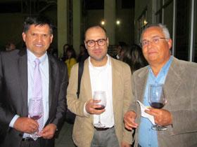 Sres. Pablo Varas, Edgar Döll y Dr. Manrique Caamaño