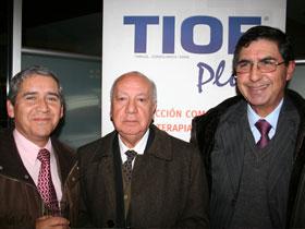 Dres. Víctor Velásquez, René Muga y Sergio Morales