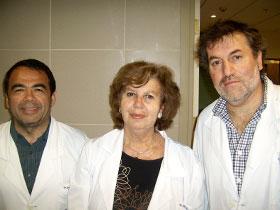 Dres. Gonzalo Vargas, Verónica Azócar y Patricio Meza