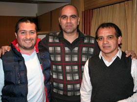 Dres. Carlos Crawford, Julio Arias y Waldemar San Francisco