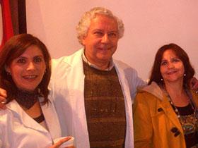 Dres. Graciela Rivero, David Lagos y Ximena Freitte