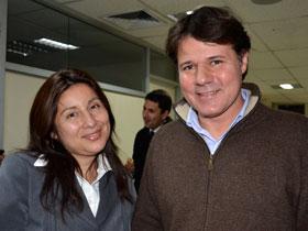 Sra. Marcela Marchant y Dr. Cristian Vargas