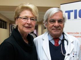 Sra. Ingrid Ramdohr y Dr. Eduardo Lecannelier