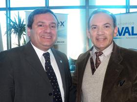 Sr. Rafael Espinoza y Dr. Juan Carlos Allendes