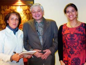 Dra. Verónica Hering, Sr. Carlos Rojas y Dra. Paola Gatica