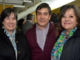Dres. Verónica Correa, Cristian Smith y María Verónica Quilodrán