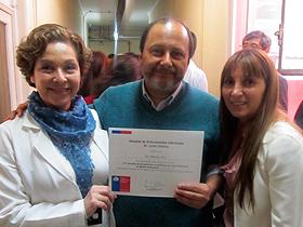 Dres. Laura Bahamondes, Alberto Fica y Sra. Gabriela Bravo